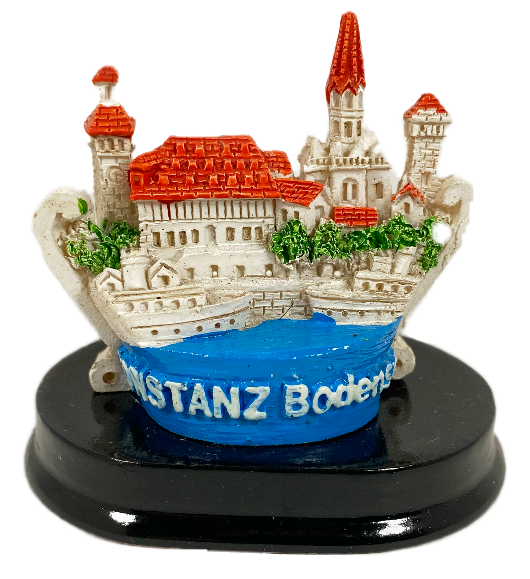CG-0718090 MINIMODELL KONSTANZ-BODENSEE HOLZSOCKEL 5,5CM