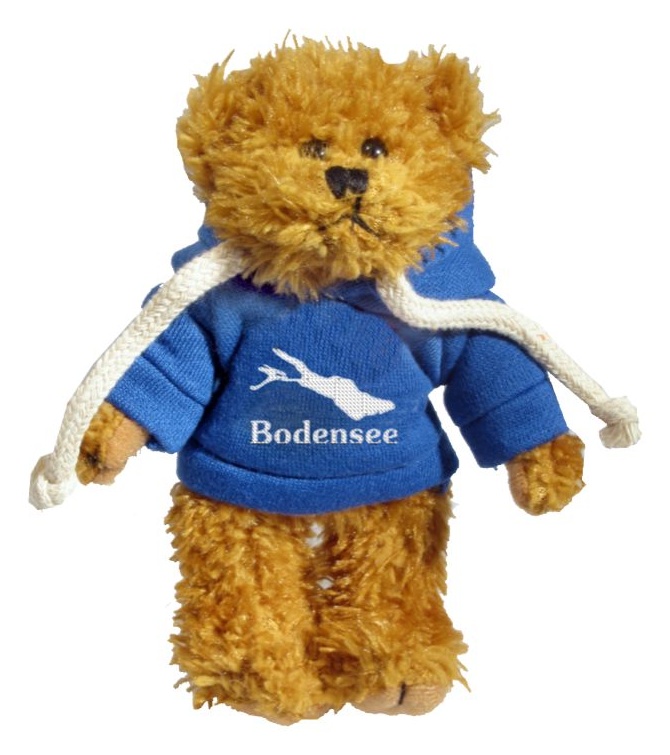 DZ-0/5191/3 B�R BLAUER KAPUZEN SWEATER BODENSEE (RELIEF) 16CM