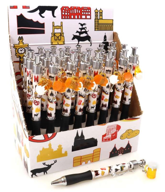 CG-8500400 Kugelschreiber dick "Germany" mit Bieranha?nger