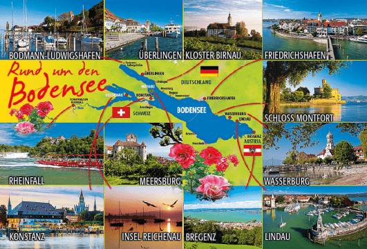 HU-MG0970 BODENSEE 12-BILD MIT KARTE