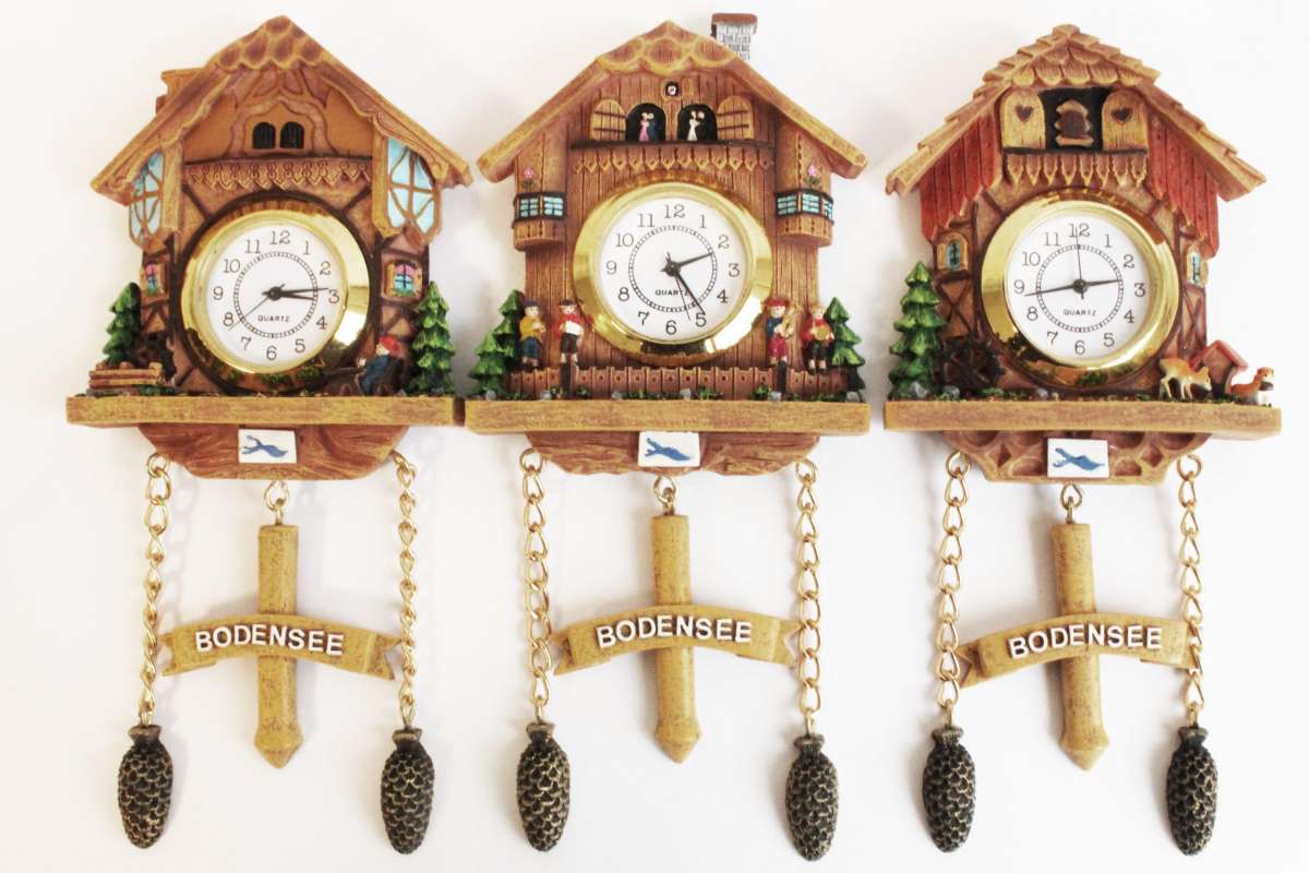 CG-6202060 MAGNET KUCKUCKSUHR BODENSEE MIT ECHTER UHR