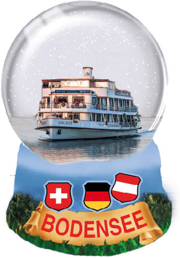 HU-SKM022 SCHNEEKUGEL 35MM BODENSEE MIT MAGNET