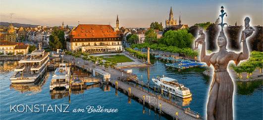 HU-MG5067 KONSTANZ HAFEN BODENSEE PANO