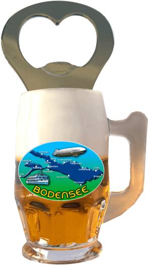 HU-FM532 MAGNET BIERKRUG FL-ÖFFNER BODENSEE