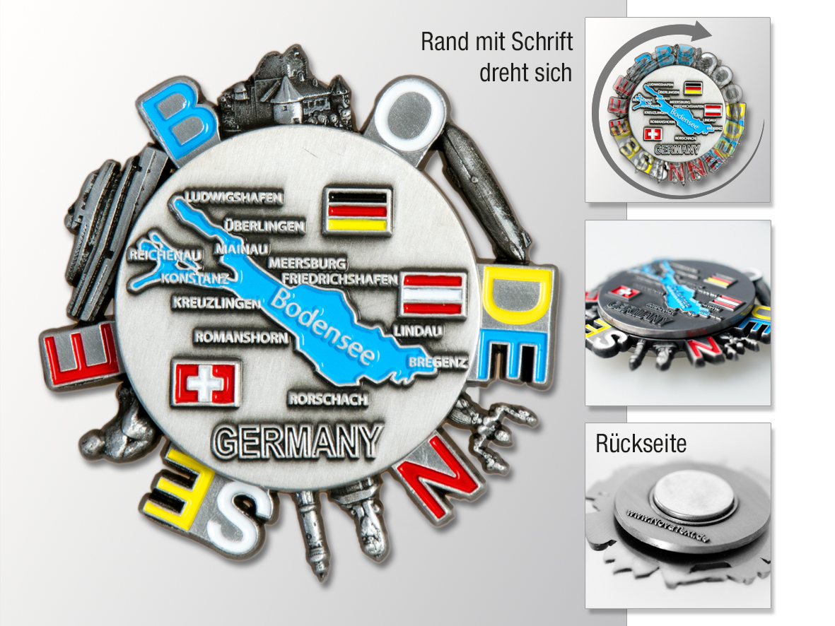 NT-918 STAHLMAGNET DREHBAR BDS ZINN
