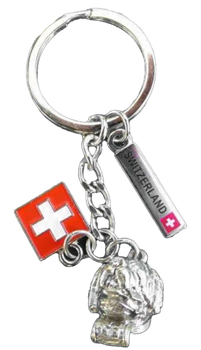 CG-0402760 Schluesselkette Schweiz ha?ngende Motive