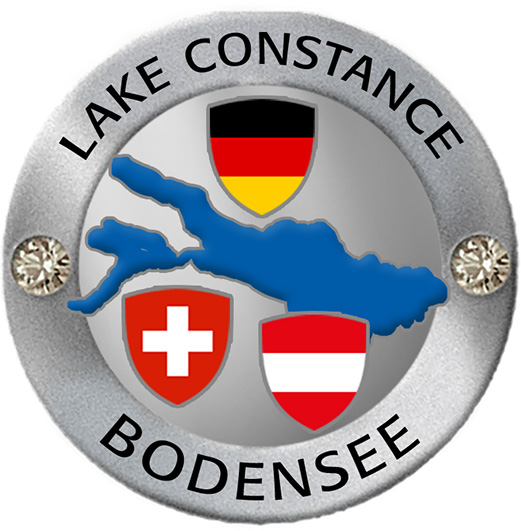 HU-MG6005 MAGNET BODENSEE FLAGGEN DEUTSCHLAND, ÖSTERREICH, SCHWEIZ
