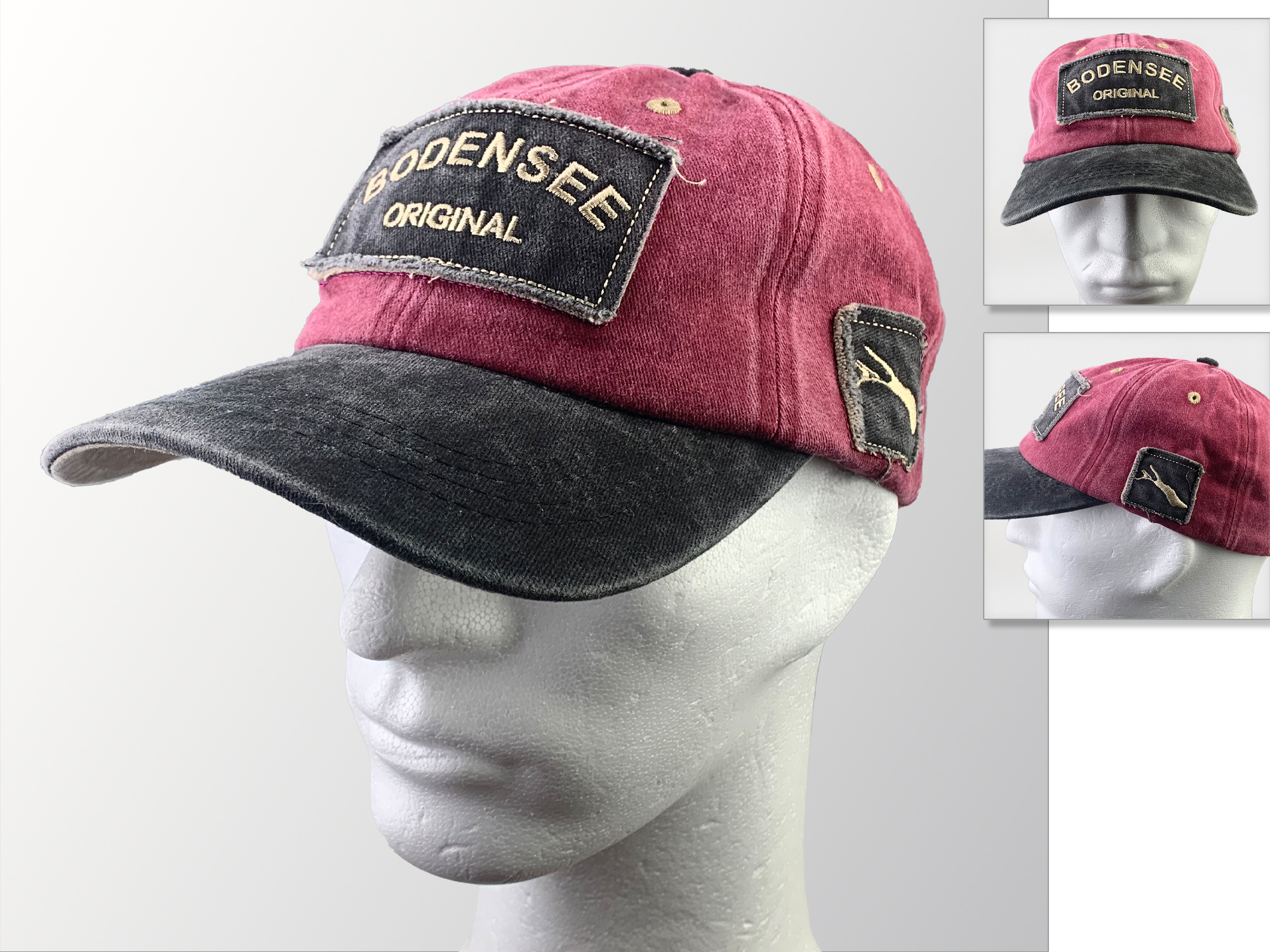 NT-HR-XKG10-50MB CAP BODENSEE ROT SCHWARZ